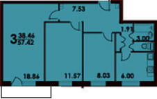 Планировка - 3 фото - Умные Окна