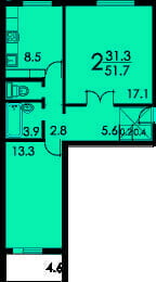 Планировка - 2 фото - Умные Окна